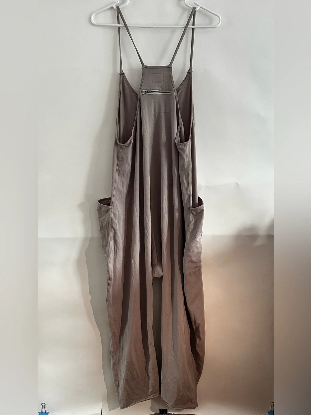 FP Movement Free People Hot Shot Jumpsuit Taupe M - Picture 2 of 7